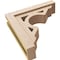 Ekena Millwork 5"W x 20"D x 20"H Thin Sheridan Rough Cedar Woodgrain TimberThane Corbel, Primed Tan CORUR05X20X20SHERCPR - alternate 5